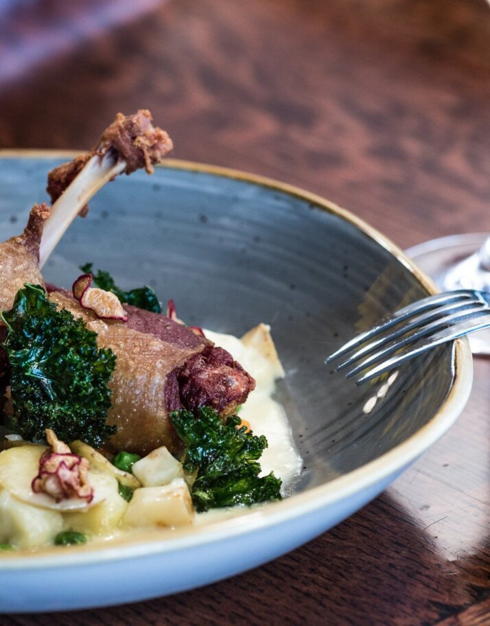 Dishes during a corporate meeting