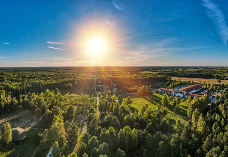 z lotu ptaka Santa Natura Resort&Spa