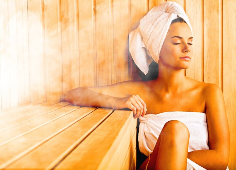 sauna w hotelu pod Warszawą
