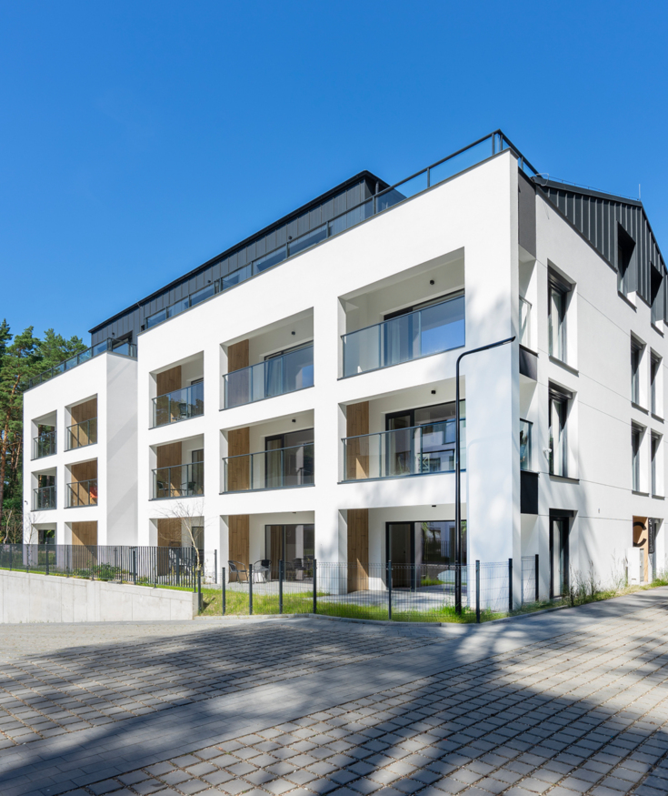 Apartamenty nad morzem blisko plaży Sea Shell w Łukęcinie