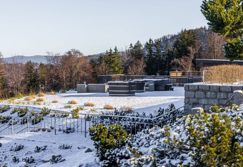 hotel with spa wellness mountains Karpacz accommodation attractions jacuzzi winter spa