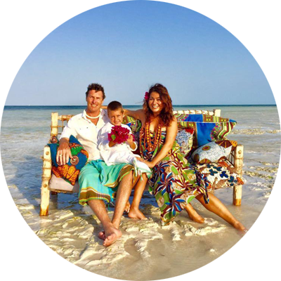 Francesca, Simon, and Luca