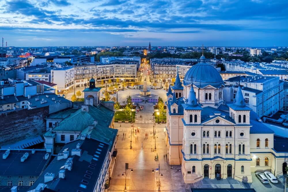 miasto łódź
