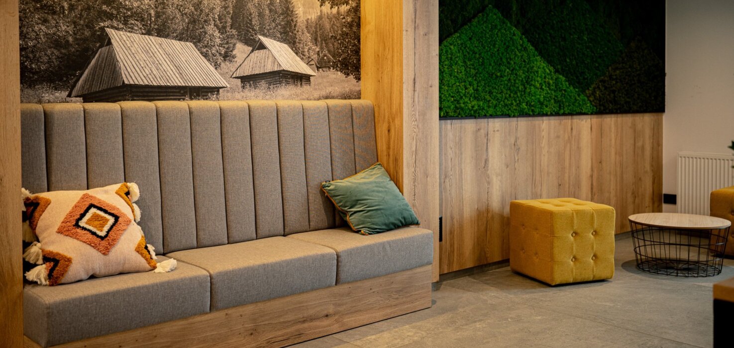 przestrzeń wspólna dla gości apartamentów Szlakami 5 Dolin