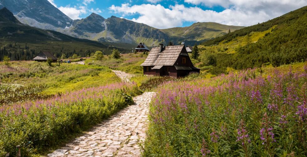 A trail in the Tatra Mountains suitable for families with children