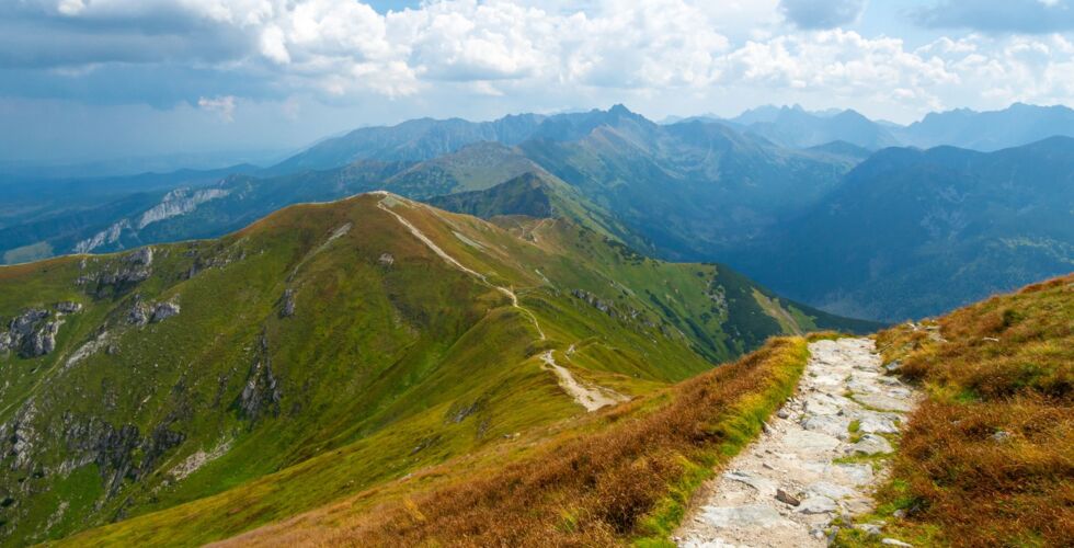 Mountain trail near apartments in Zakopane