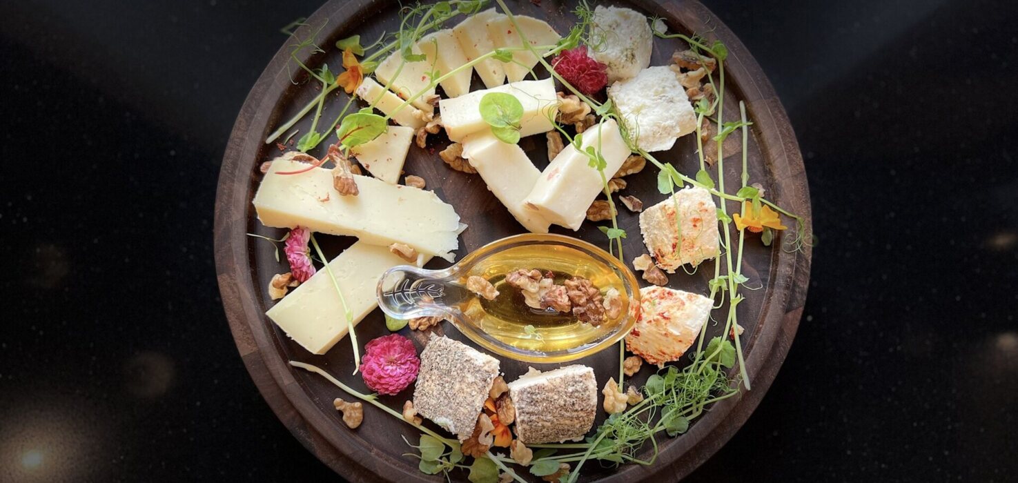 Italian restaurant Krakow sample dish cheese platter – perfect combination of Italian flavors.