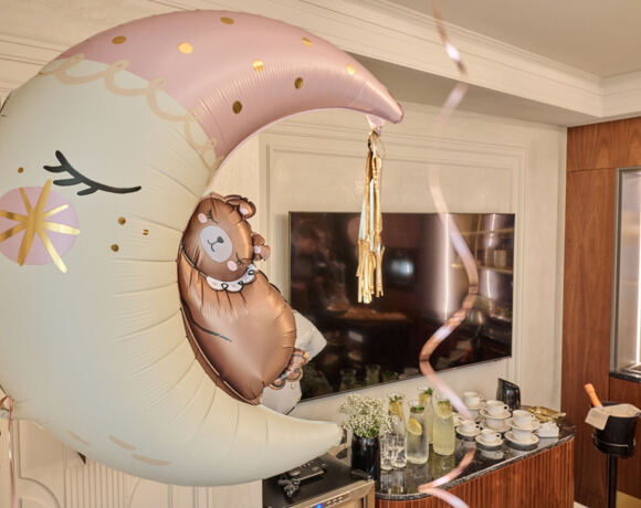 Baby shower w hotelu piękne dekoracje