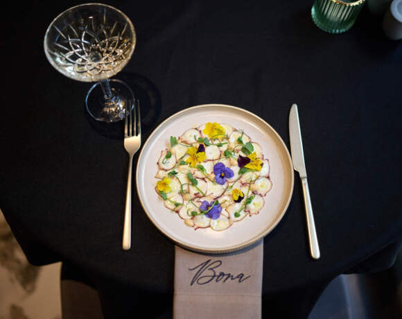 The best Italian restaurant in Krakow - Bona, a photo from a tasting dinner.