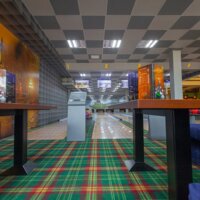 Kręgielnia w Częstochowie w hotelu Złote Arkady widok na tory